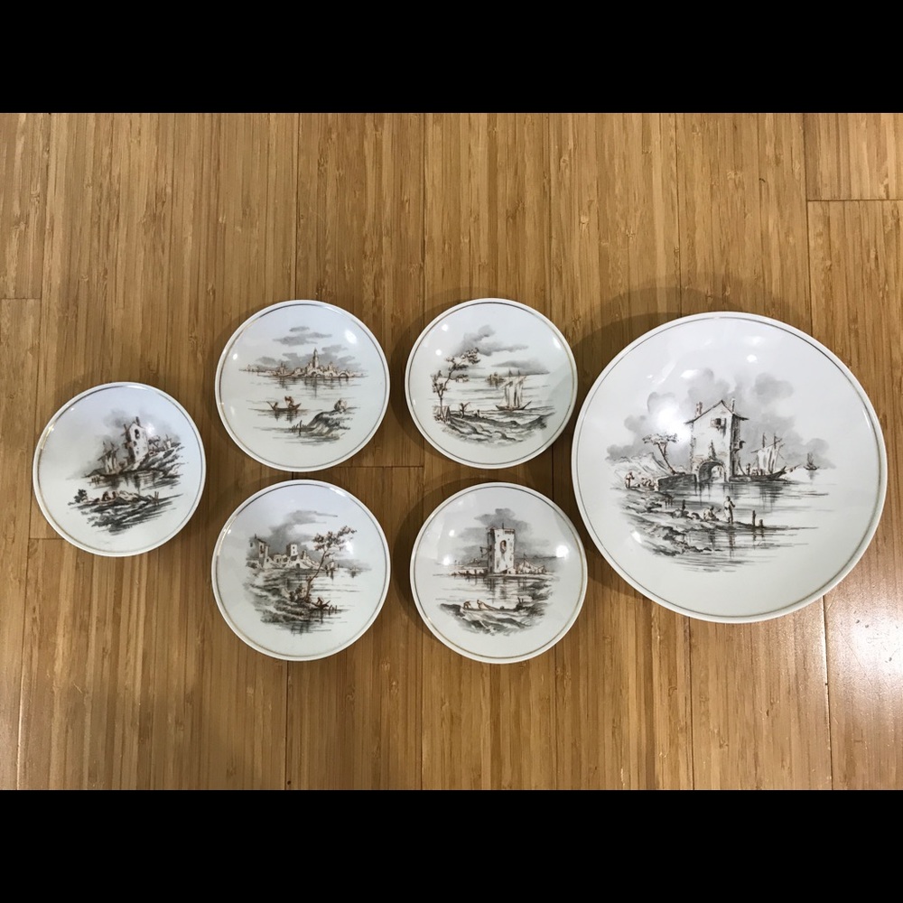 Handcrafted Handgemalt Plates (6)